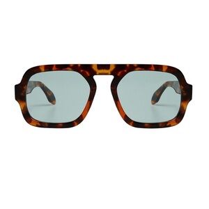 Elisa Johnson Jane Brown Tortoise Sunglasses - Brown Tortoise